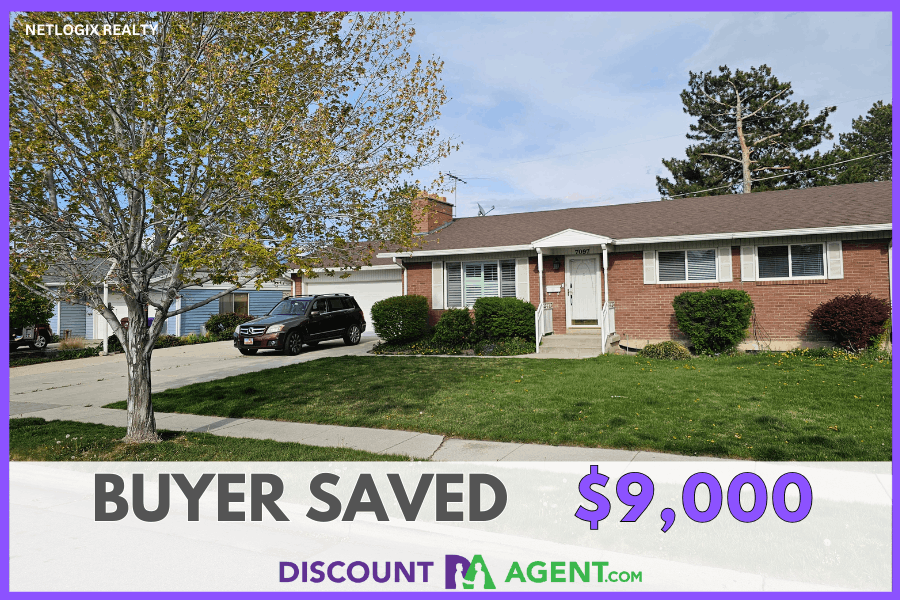 Updated 4-bedroom brick rambler at 7097 S 230 E in Midvale, Utah &mdash; sold with buyer commission cash back from DiscountAgent.com